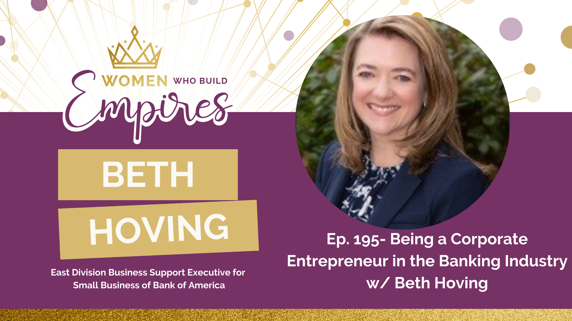 Ep. 195 Beth Hoving: Being a Corporate Entrepreneurs in the Banking Industry